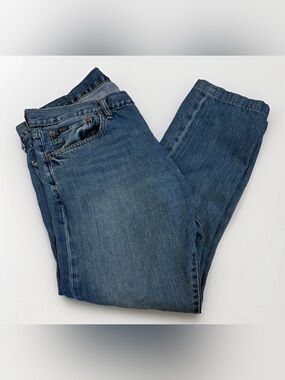 Y2K Polo Ralph Lauren Men's Jeans Size 36x32 (Hemmed 27in) Light Wash Straight